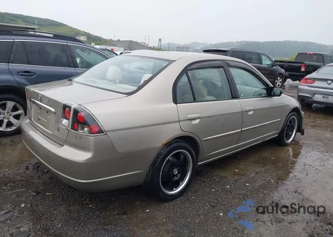 2003 Honda Civic Lx z USA, uszkodzony, nr VIN 2HGES16523H593273